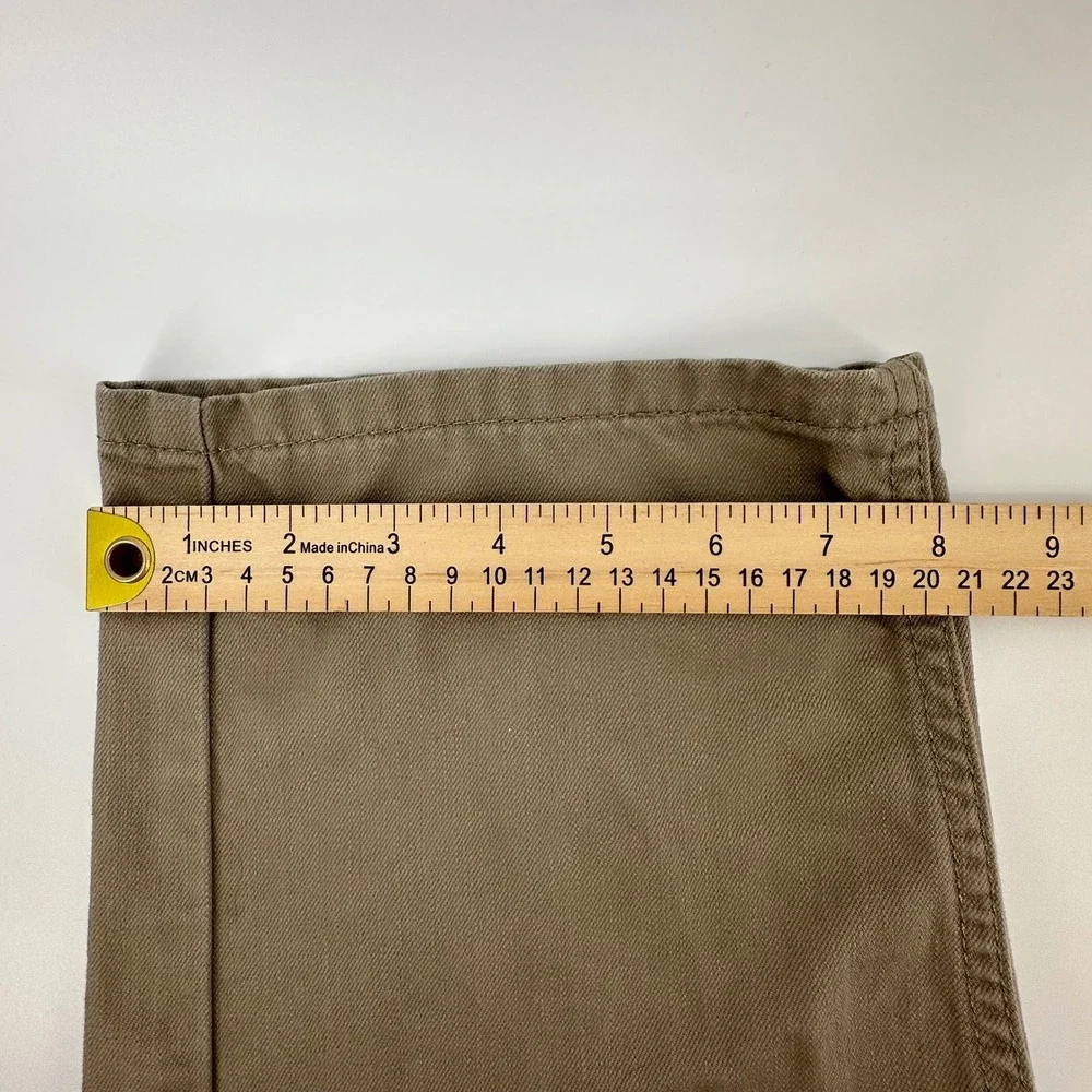 Levis 505 Regular Fit Straight Leg Khaki Tan Pants Mens 36x32 00505-0718 Cotton
